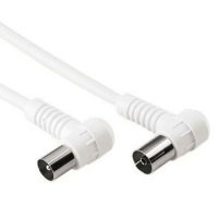 Hama Ant. Cable Coaxial Male Plug(Angle) - Coaxial Female Jack(Angle), 5 m (00043583)